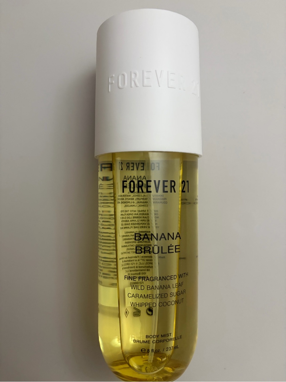 Forever 21 Banana Brulee for Hair and Body- Retired Scent